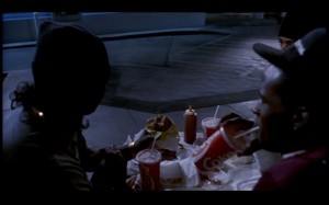 Red October: Bulls caps, ketchup, and Coke.