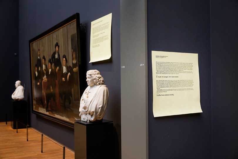  Figure 4. Alain de Botton, "Art is Therapy," Rijksmuseum, Amsterdam.