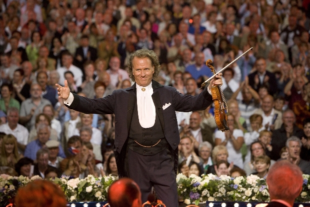 Figure 2. Violinist and conductor Andre Rieu.