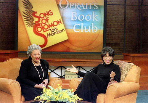 Figure 3. Oprah with Toni Morrison, Oprah's Book Club, 1996.